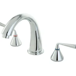 Kingston Brass Royale Contemporary Two Handle Solid Brass Roman Tub Filler