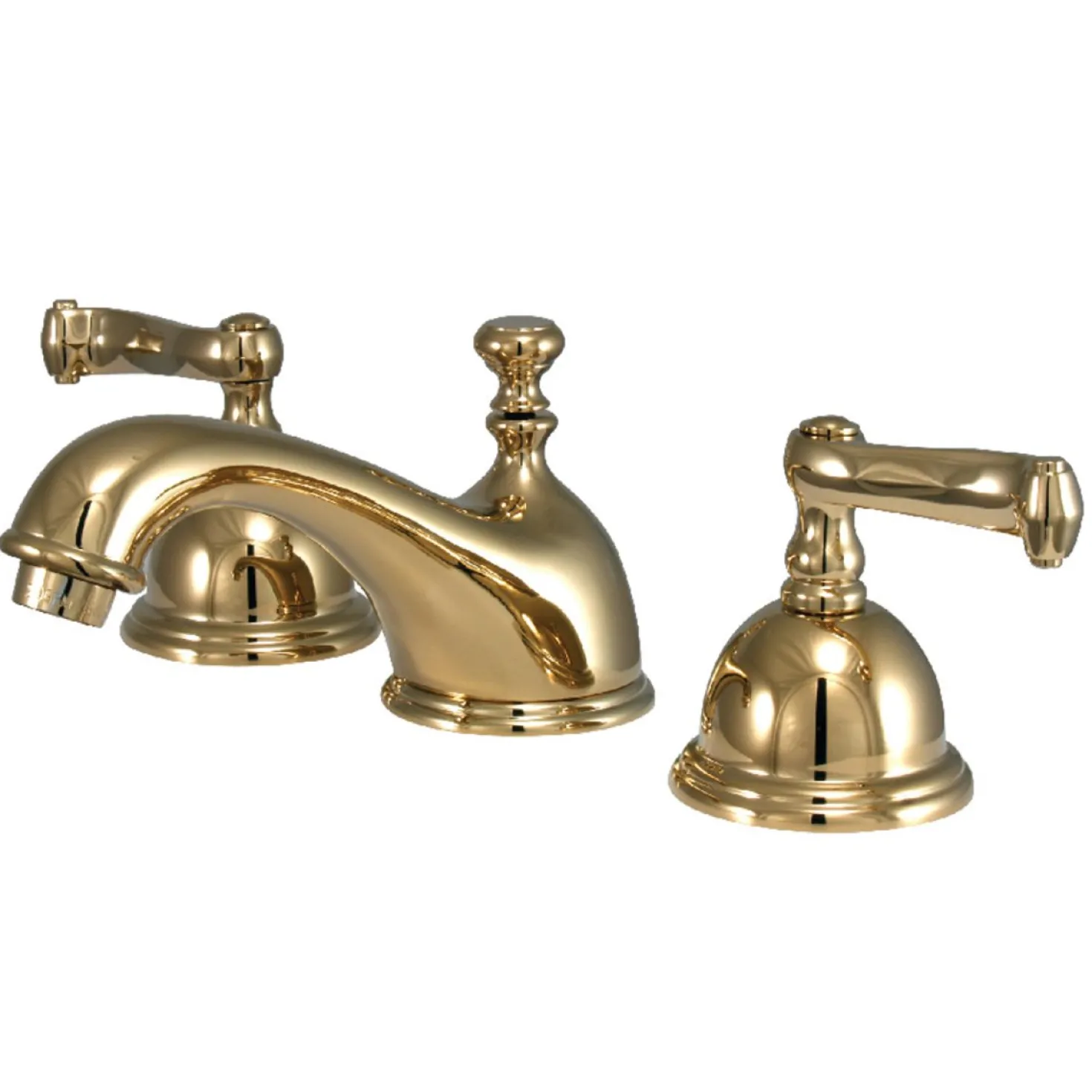 Kingston Brass Royale Deck Mount 8-Inch Widespread Bathroom Faucet