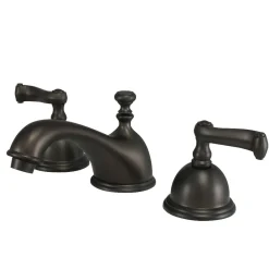 Kingston Brass Royale Deck Mount 8-Inch Widespread Bathroom Faucet