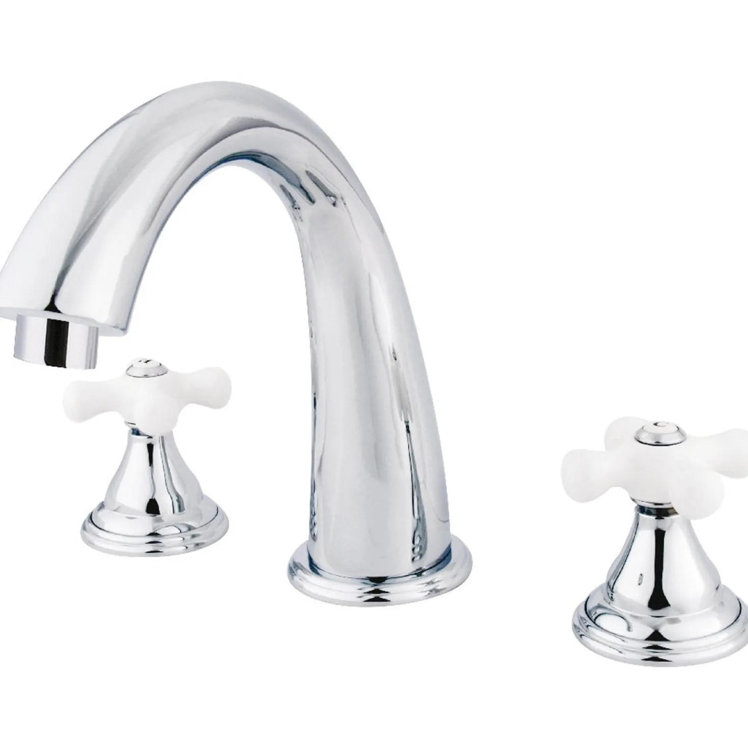 Kingston Brass Royale Deck Mount 3-Hole Roman Tub Filler