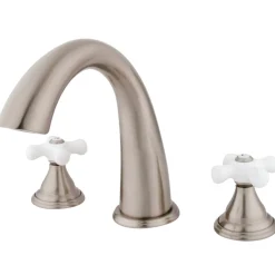 Kingston Brass Royale Deck Mount 3-Hole Roman Tub Filler