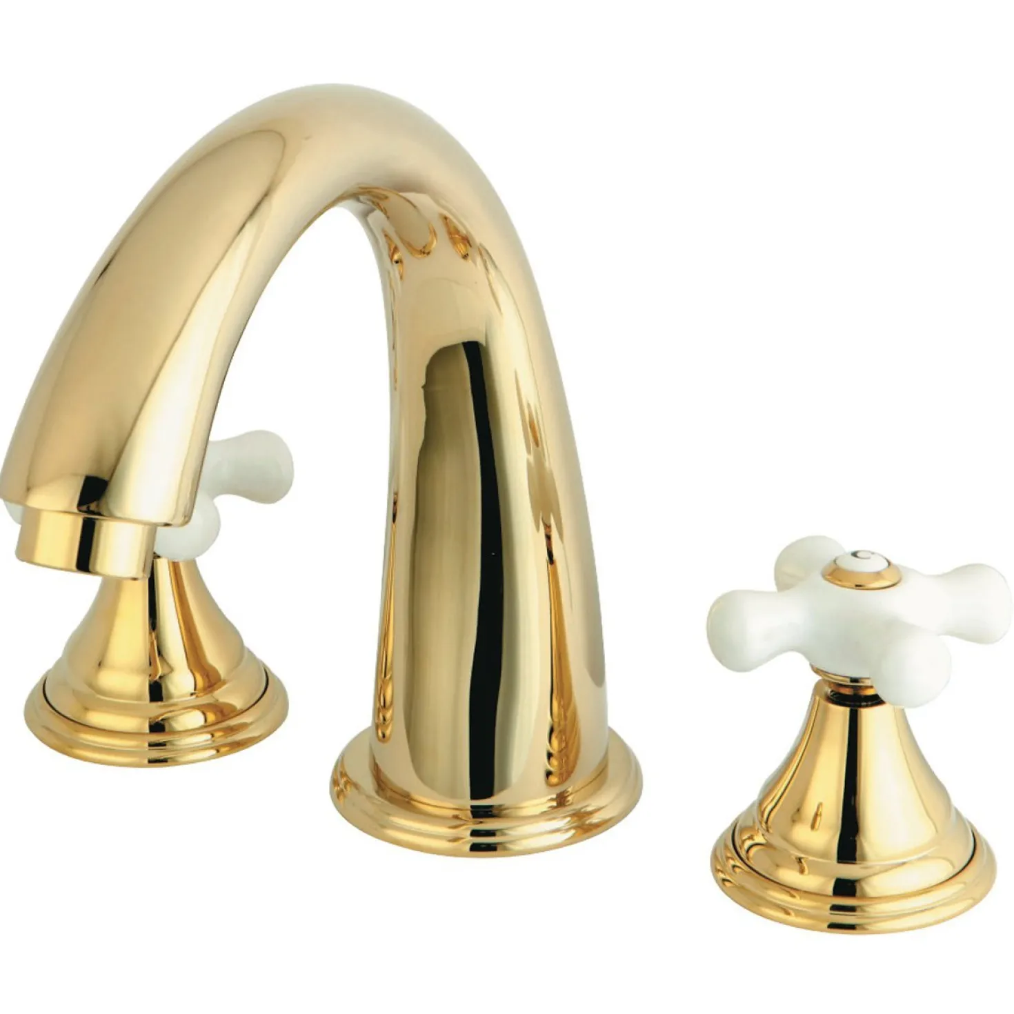 Kingston Brass Royale Deck Mount 3-Hole Roman Tub Filler