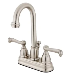 Kingston Brass Royale 4-Inch Centerset Deck Mount Bathroom Faucet