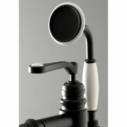 Kingston Brass Royale Single Handle Freestanding Roman Tub Faucet with Hand Shower