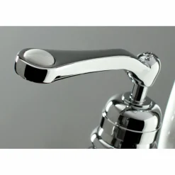 Kingston Brass Royale Single Handle Freestanding Roman Tub Faucet with Hand Shower