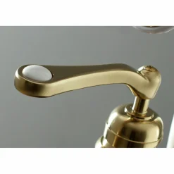 Kingston Brass Royale Single Handle Freestanding Roman Tub Faucet with Hand Shower