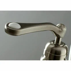Kingston Brass Royale Single Handle Freestanding Roman Tub Faucet with Hand Shower