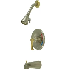 Kingston Brass Royale Single Handle Solid Brass Tub and Shower Faucet