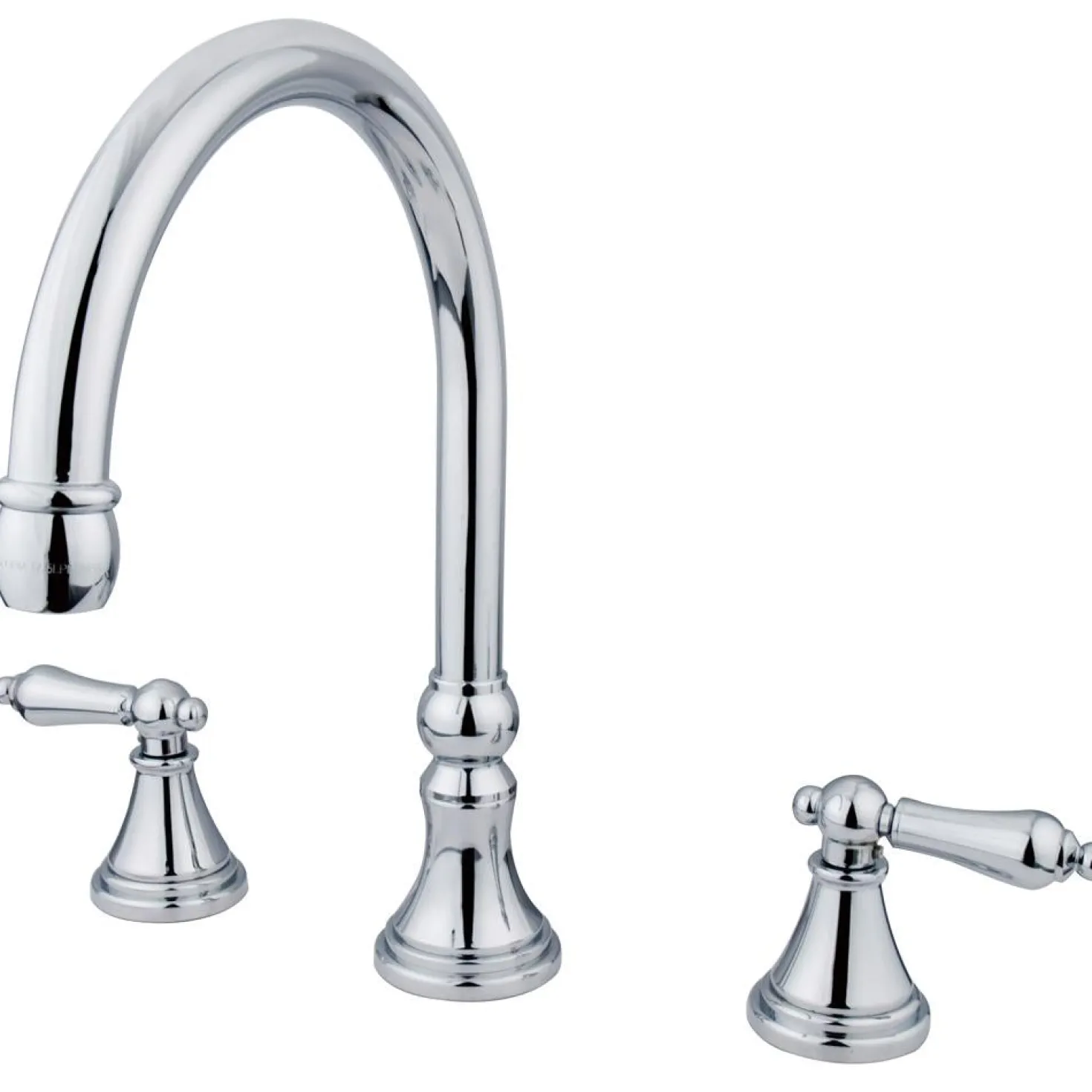 Kingston Brass Royale Solid Brass Two Handle Roman Tub Filler