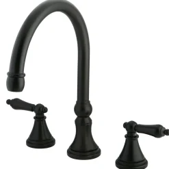 Kingston Brass Royale Solid Brass Two Handle Roman Tub Filler