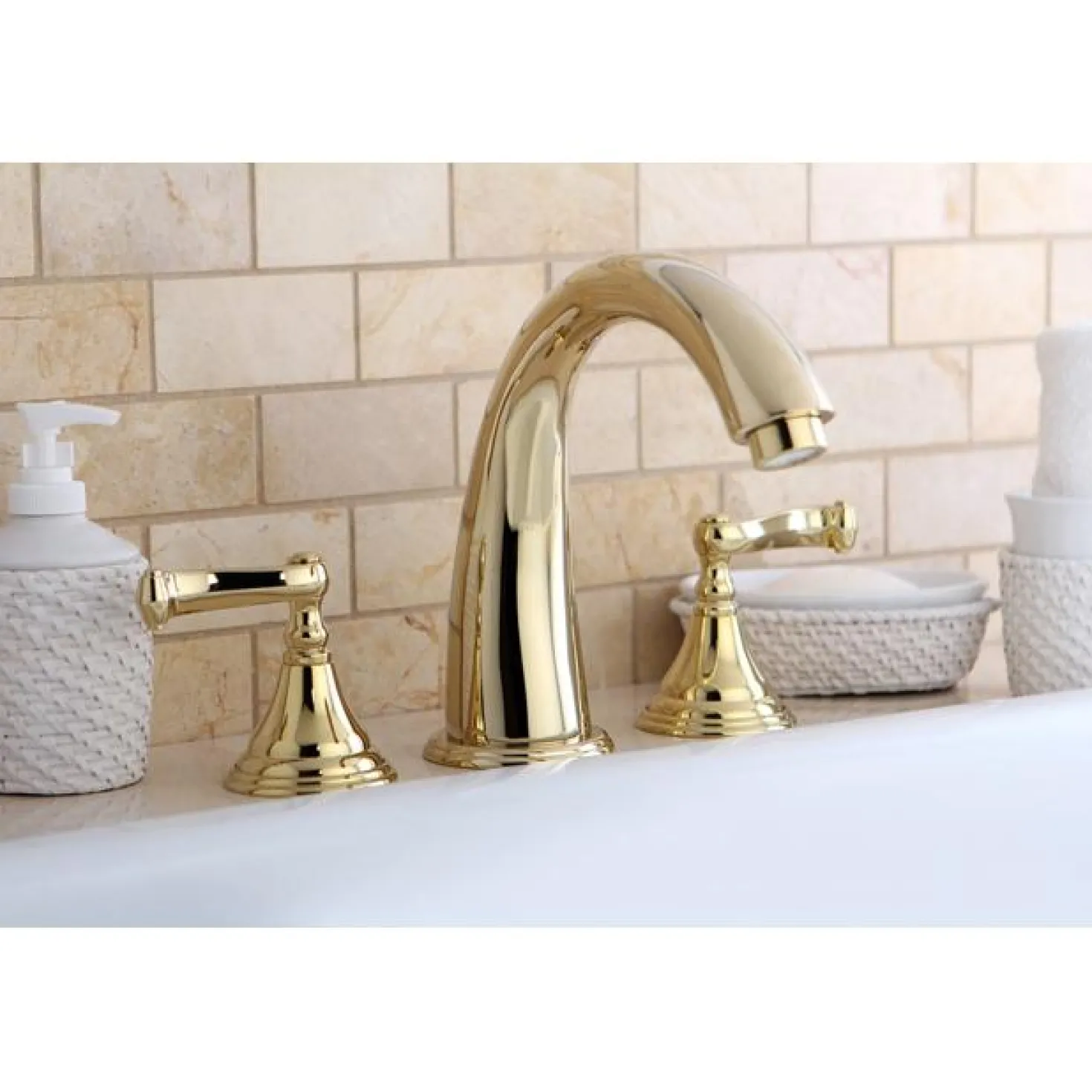 Kingston Brass Royale Two Handle Roman Tub Filler