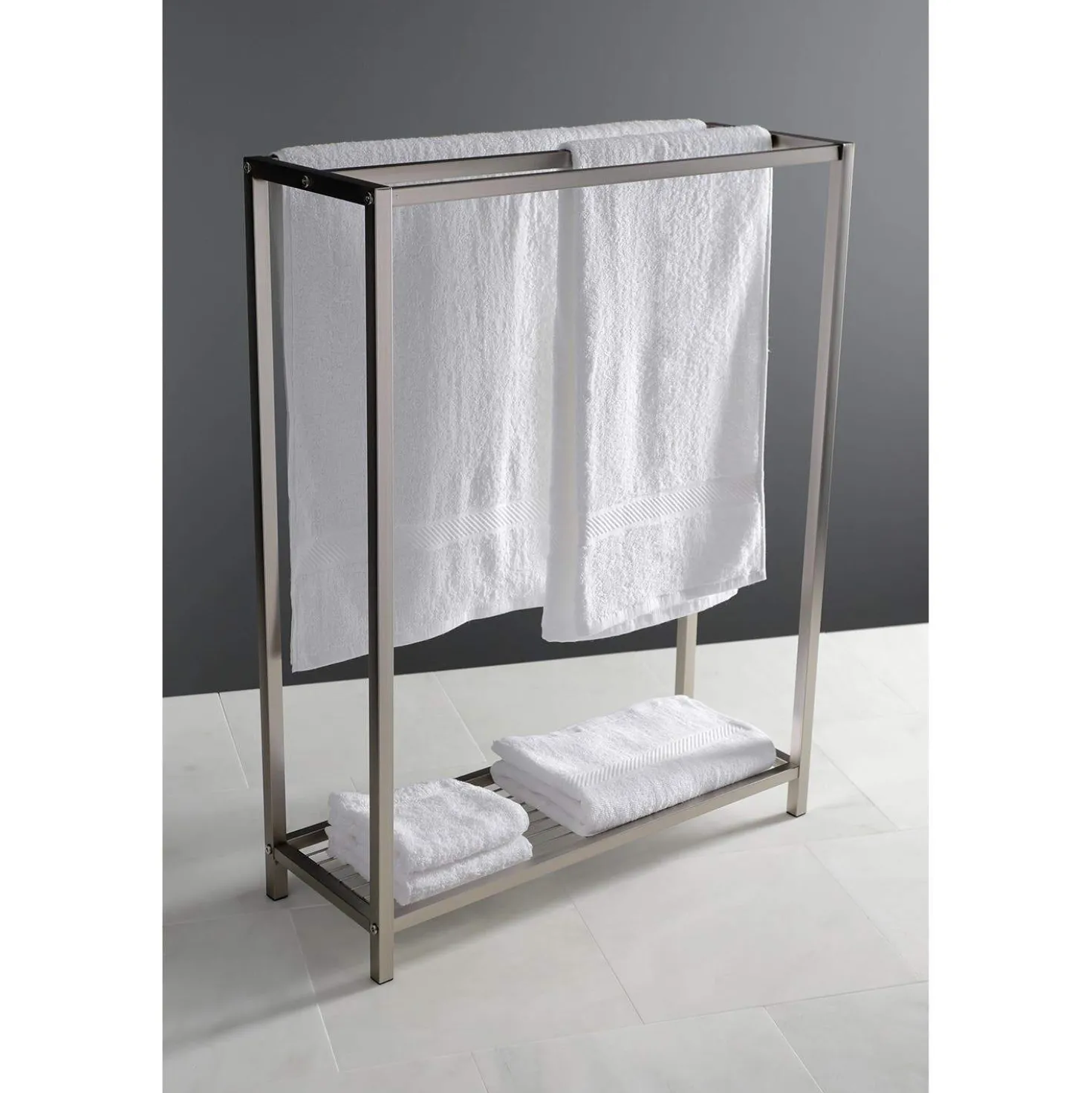 Kingston Brass SCC835X-P Edenscape Freestanding Iron Towel Rack