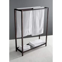 Kingston Brass SCC835X-P Edenscape Freestanding Iron Towel Rack
