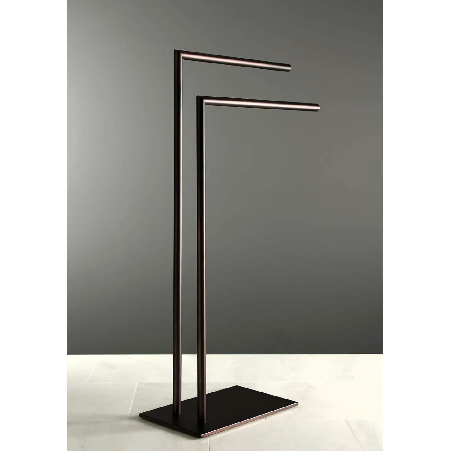 Kingston Brass SCC832X-P Edenscape Pedestal Dual Towel Rack