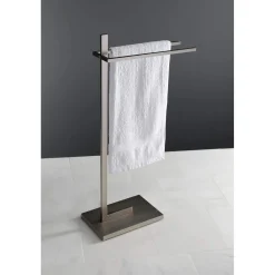 Kingston Brass SCC860X-P Edenscape Pedestal Dual Towel Rack