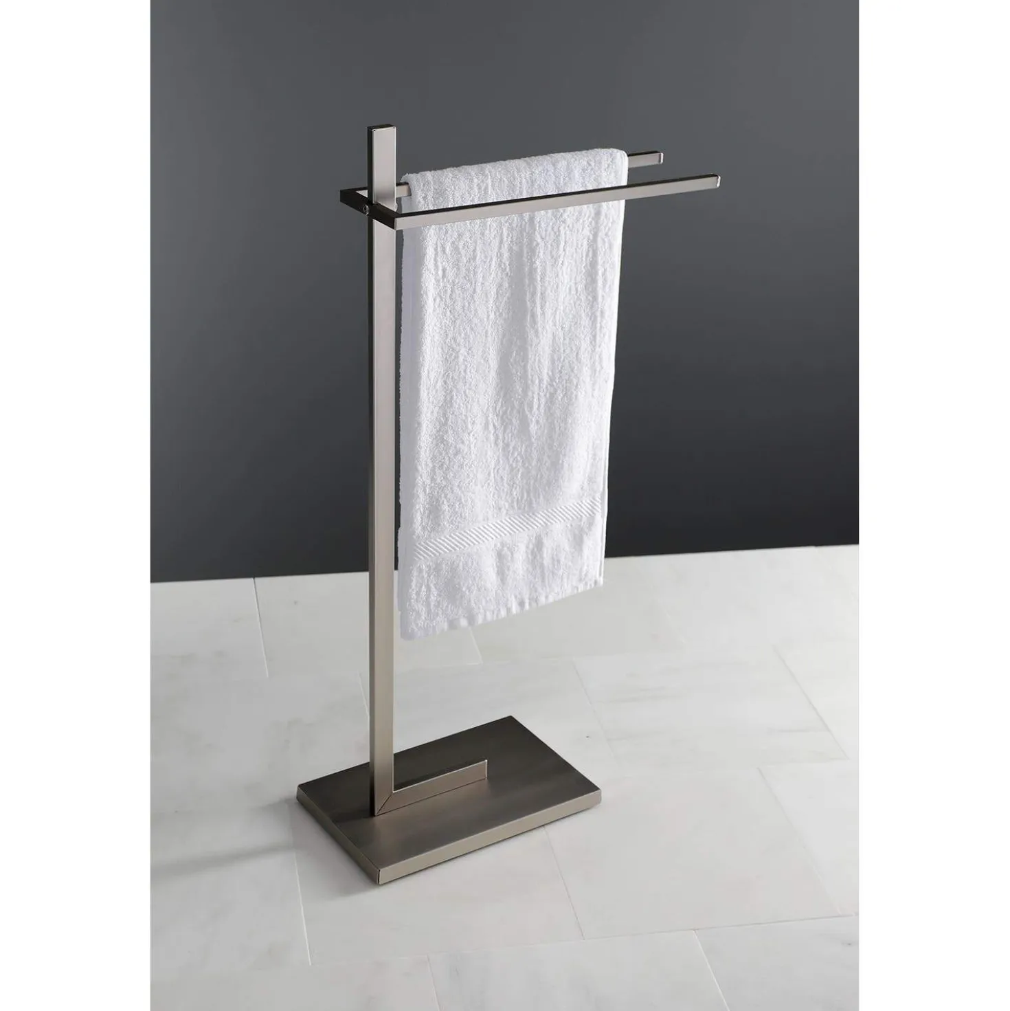 Kingston Brass SCC860X-P Edenscape Pedestal Dual Towel Rack