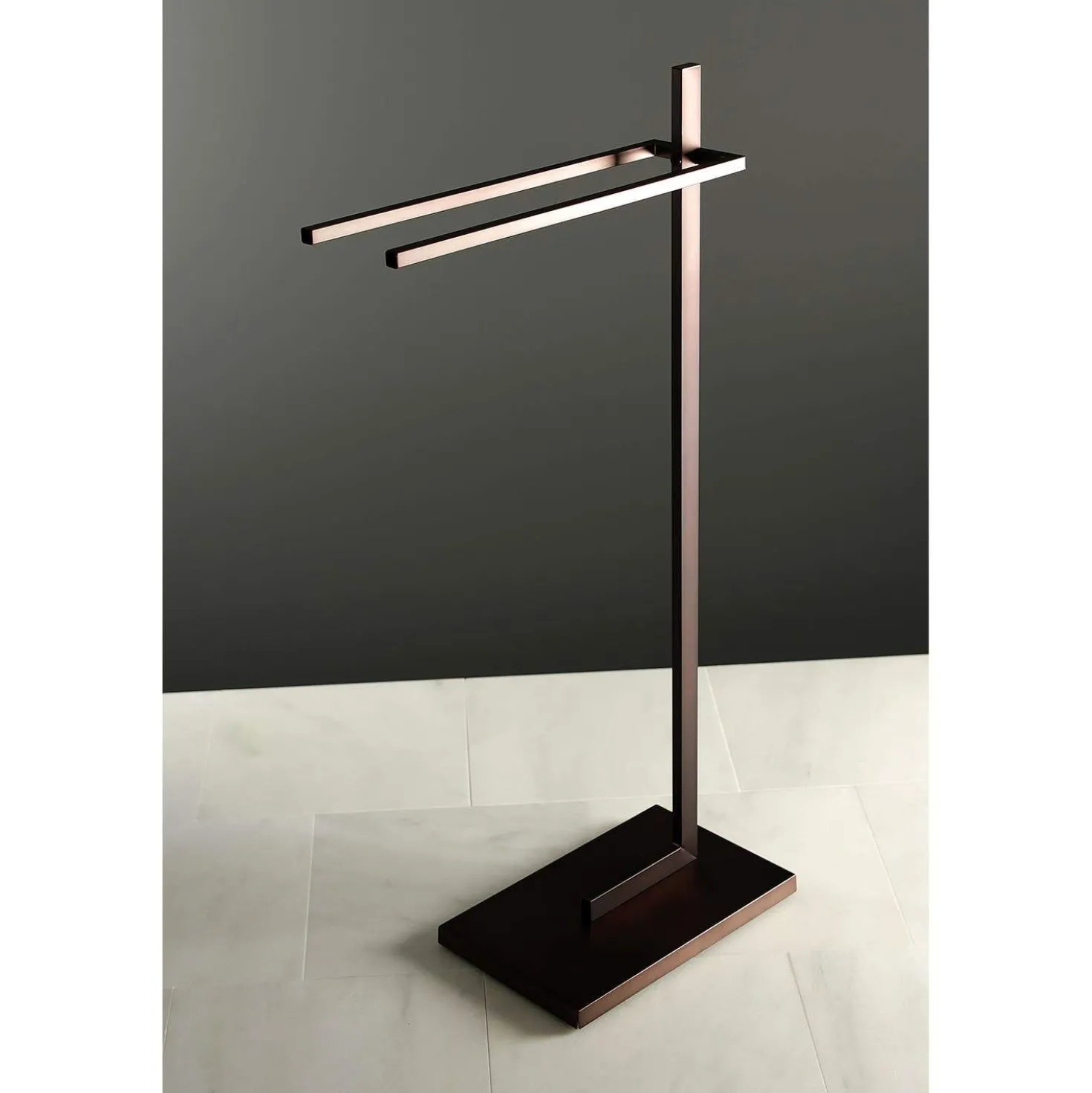 Kingston Brass SCC860X-P Edenscape Pedestal Dual Towel Rack