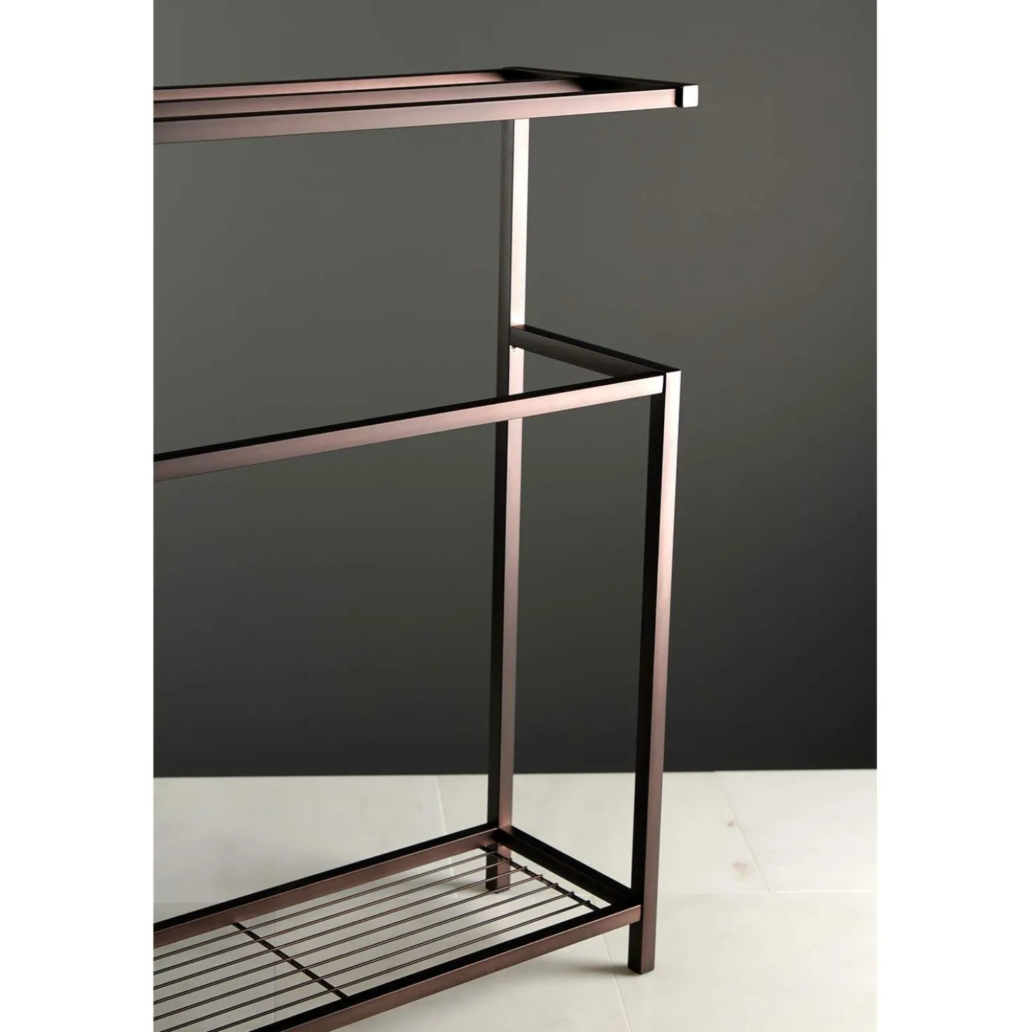 Kingston Brass SCC836X-P Edenscape Freestanding Iron Towel Rack