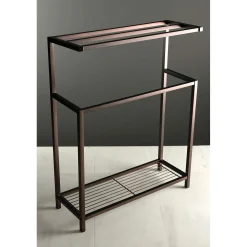 Kingston Brass SCC836X-P Edenscape Freestanding Iron Towel Rack
