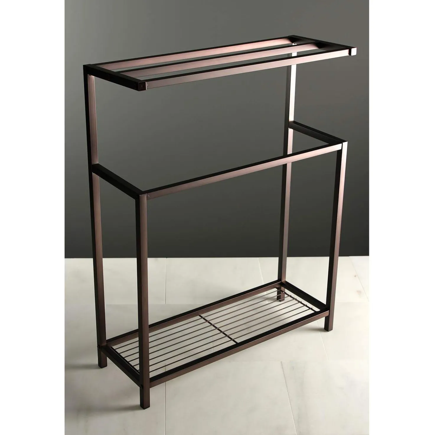 Kingston Brass SCC836X-P Edenscape Freestanding Iron Towel Rack