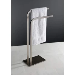 Kingston Brass SCC800X-P Edenscape Pedestal Dual Towel Rack