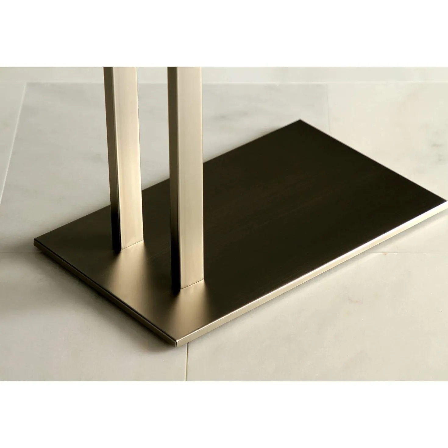 Kingston Brass SCC800X-P Edenscape Pedestal Dual Towel Rack