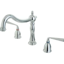 Kingston Brass Silver Sage Classic Two Handle Roman Tub Filler