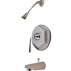 Kingston Brass Silver Sage Contemporary Single Handle Tub and Shower Faucet