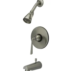 Kingston Brass Silver Sage Single Handle Tub and Shower Faucet
