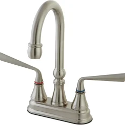 Kingston Brass Silver Sage Two Handle 4