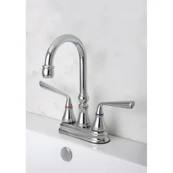 Kingston Brass Silver Sage Two Handle 4