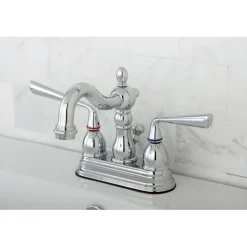Kingston Brass Silver Sage Two Handle 4