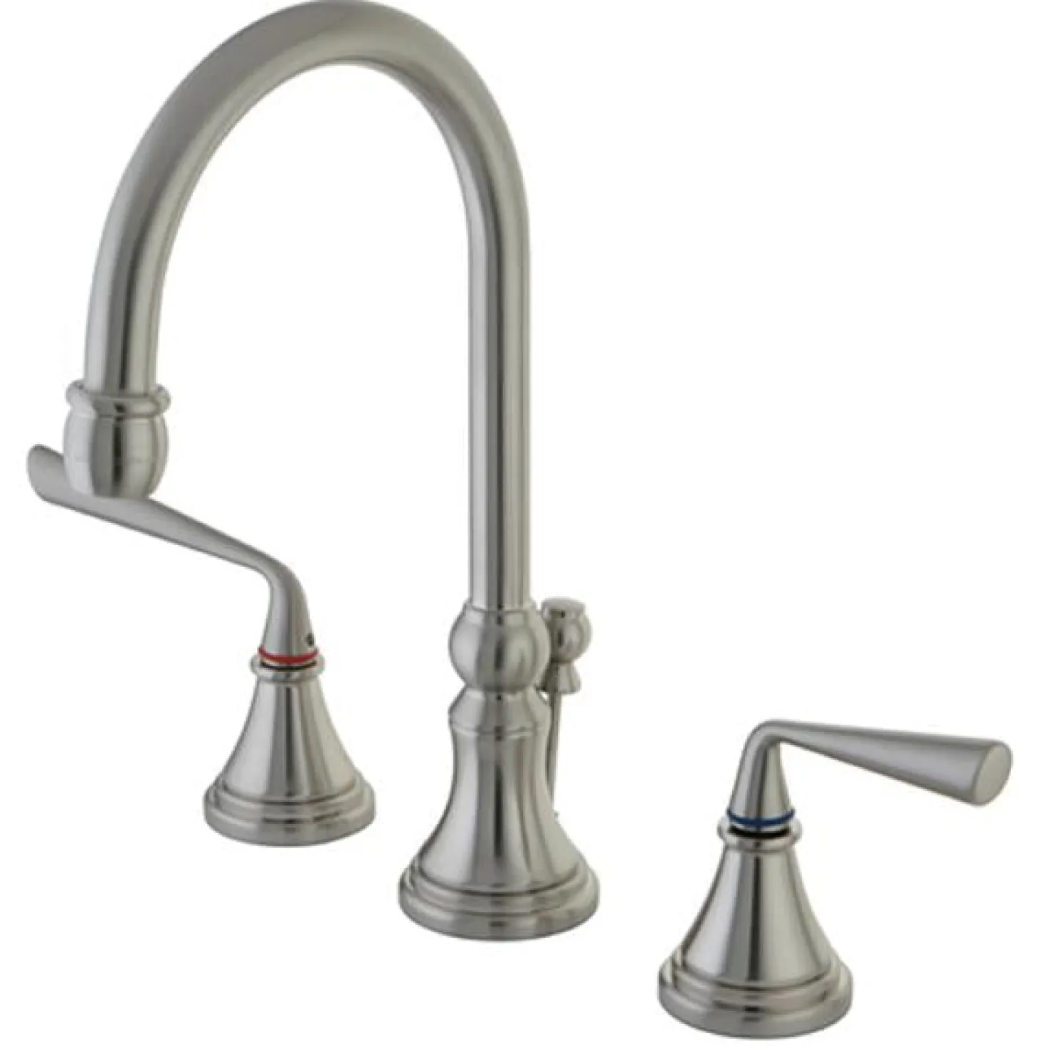 Kingston Brass Silver Sage Widespread ADA Lavatory Faucet