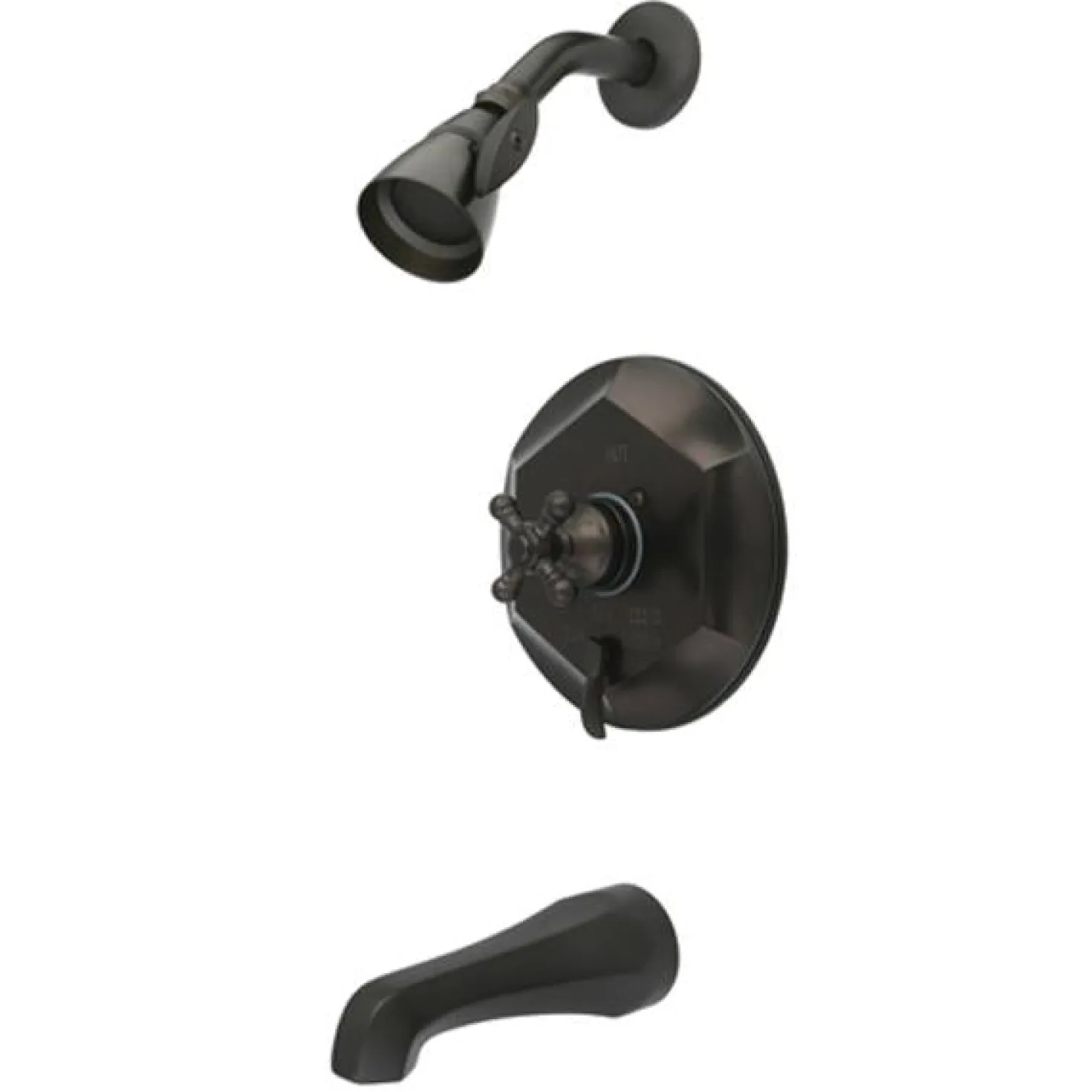 Kingston Brass Single Handle Tub and Shower Faucet in Oil Rubbed Bronze