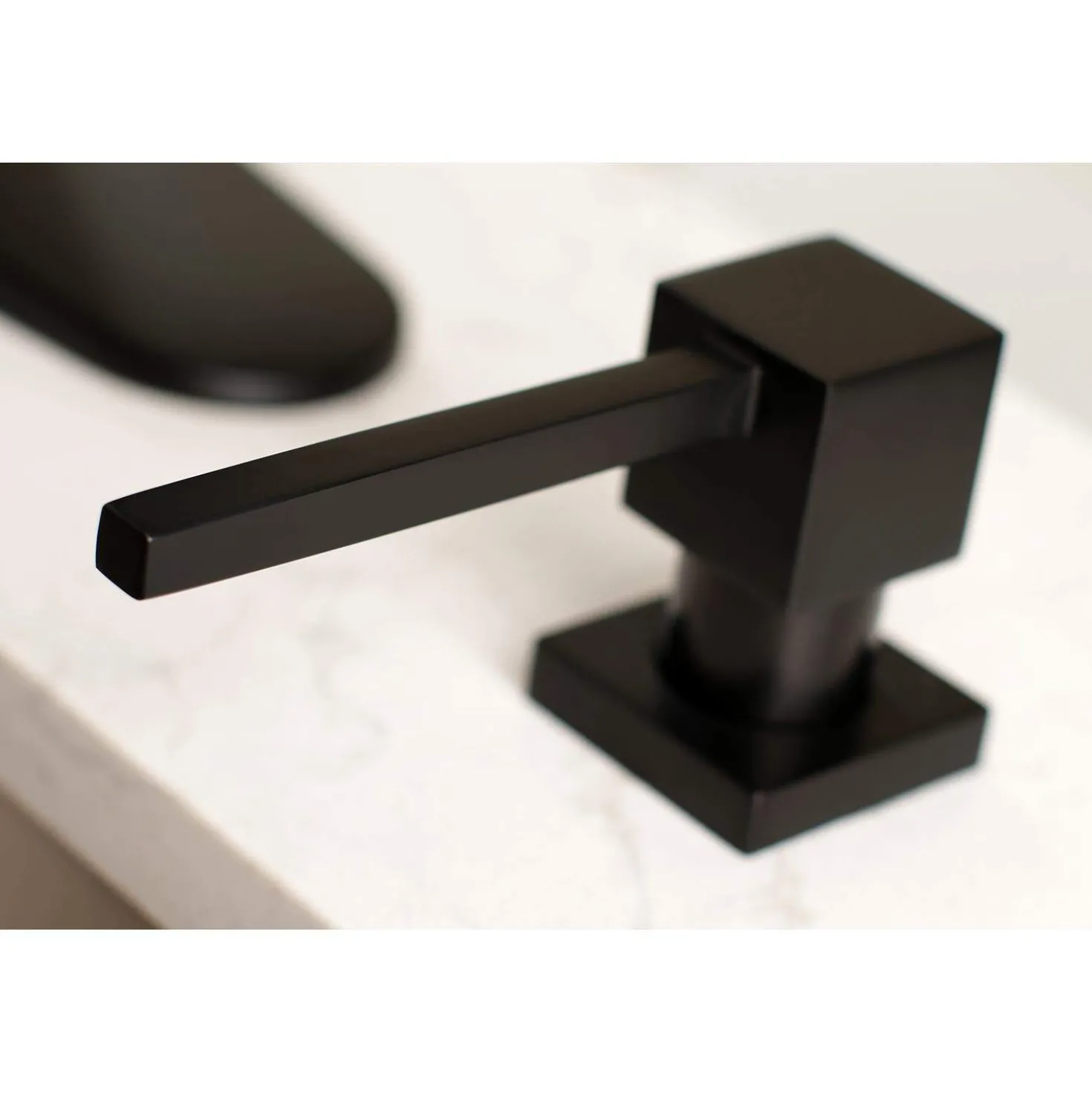 Kingston Brass 10.81" Soap Dispenser with Straight Nozzle 17 oz