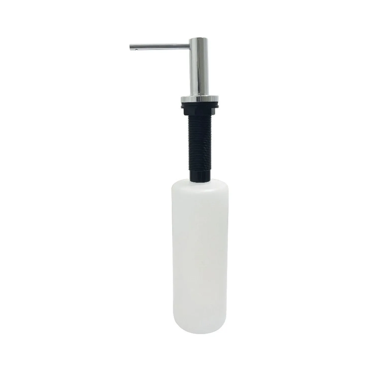 Kingston Brass 12.25" Soap Dispenser with Straight Nozzle 17 oz
