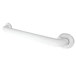 Kingston Brass 18" Stainless Steel ADA Grab Bar in White