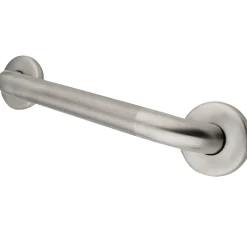 Kingston Brass 30" Stainless Steel Grab Bar in Brushed Stainless