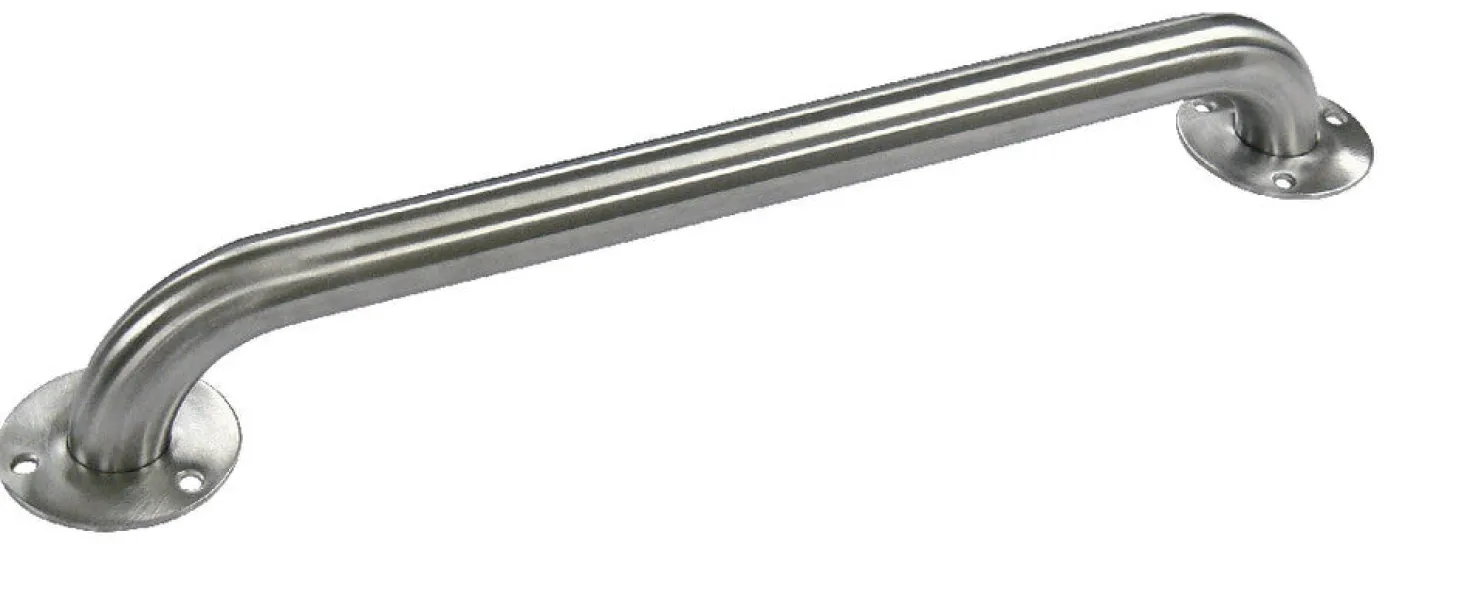 Kingston Brass 24" Stainless Steel Grab Bar in Brushed Stainless
