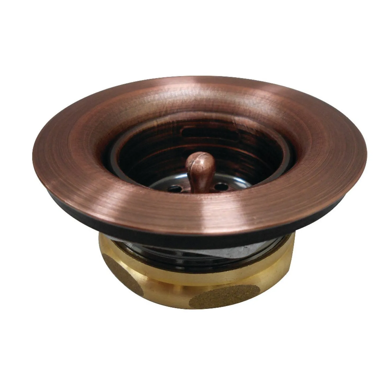 Kingston Brass Tacoma Stainless Steel Bar Sink Duo Basket Strainer