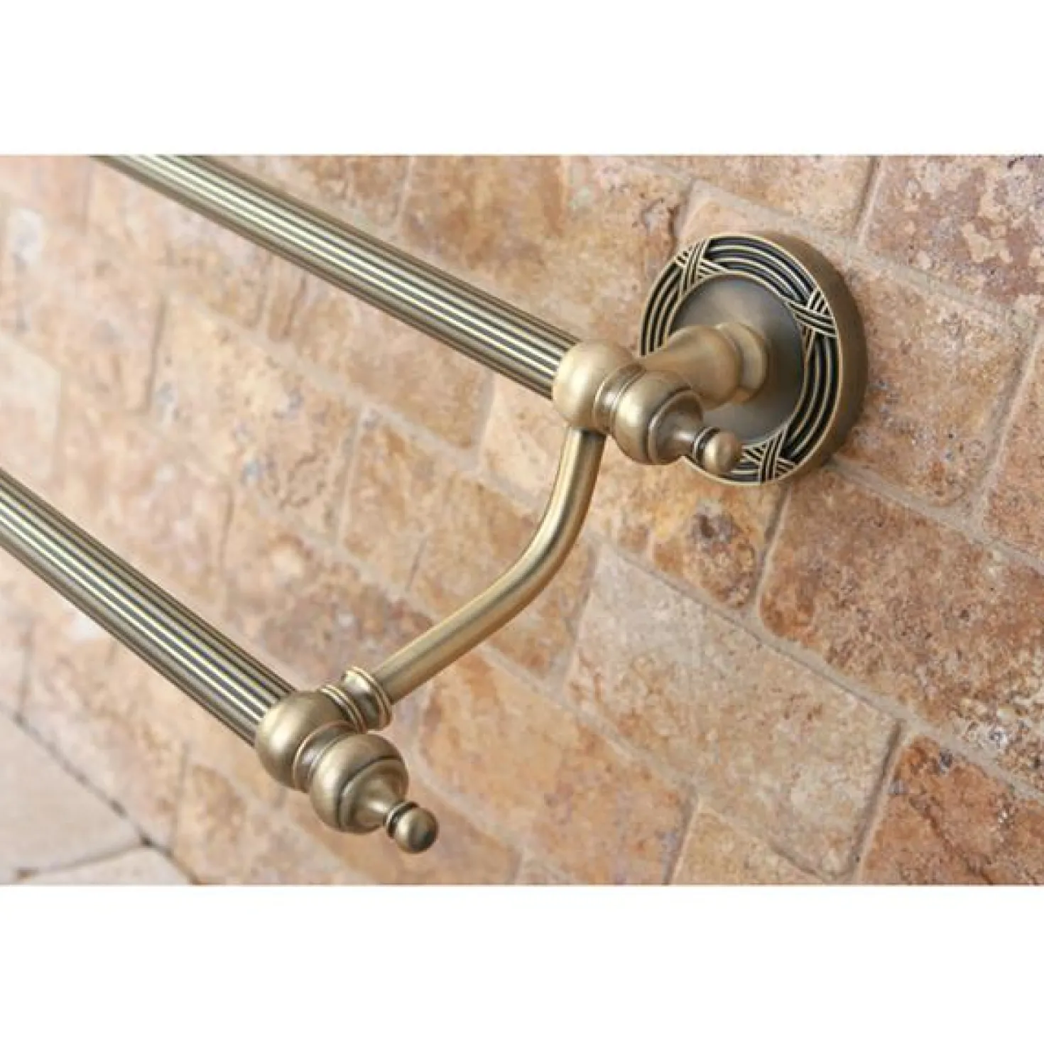 Kingston Brass Templeton 24" Dual Towel Bar