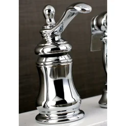 Kingston Brass Templeton Single Handle Widespread Kitchen Faucet with Brass Sprayer