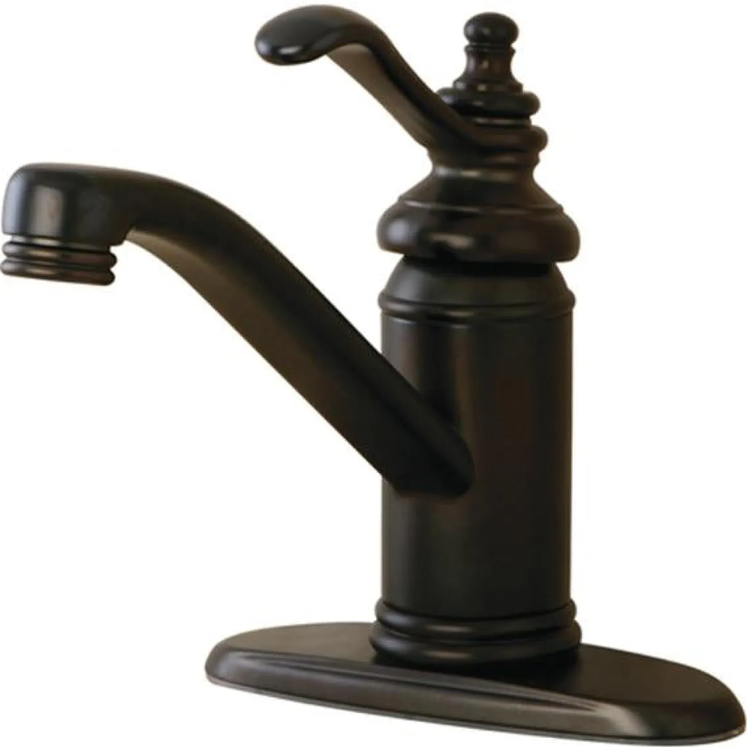 Kingston Brass Templeton Single Handle 4" Centerset Lavatory Faucet with Push-Up and Optional Deck Plate