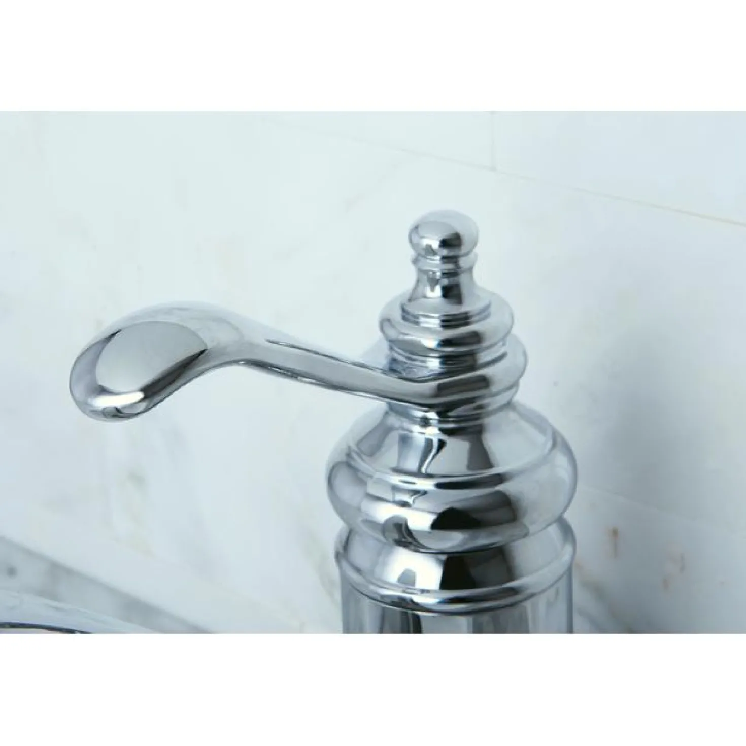 Kingston Brass Templeton Single Handle 4" Centerset Lavatory Faucet with Push-Up and Optional Deck Plate