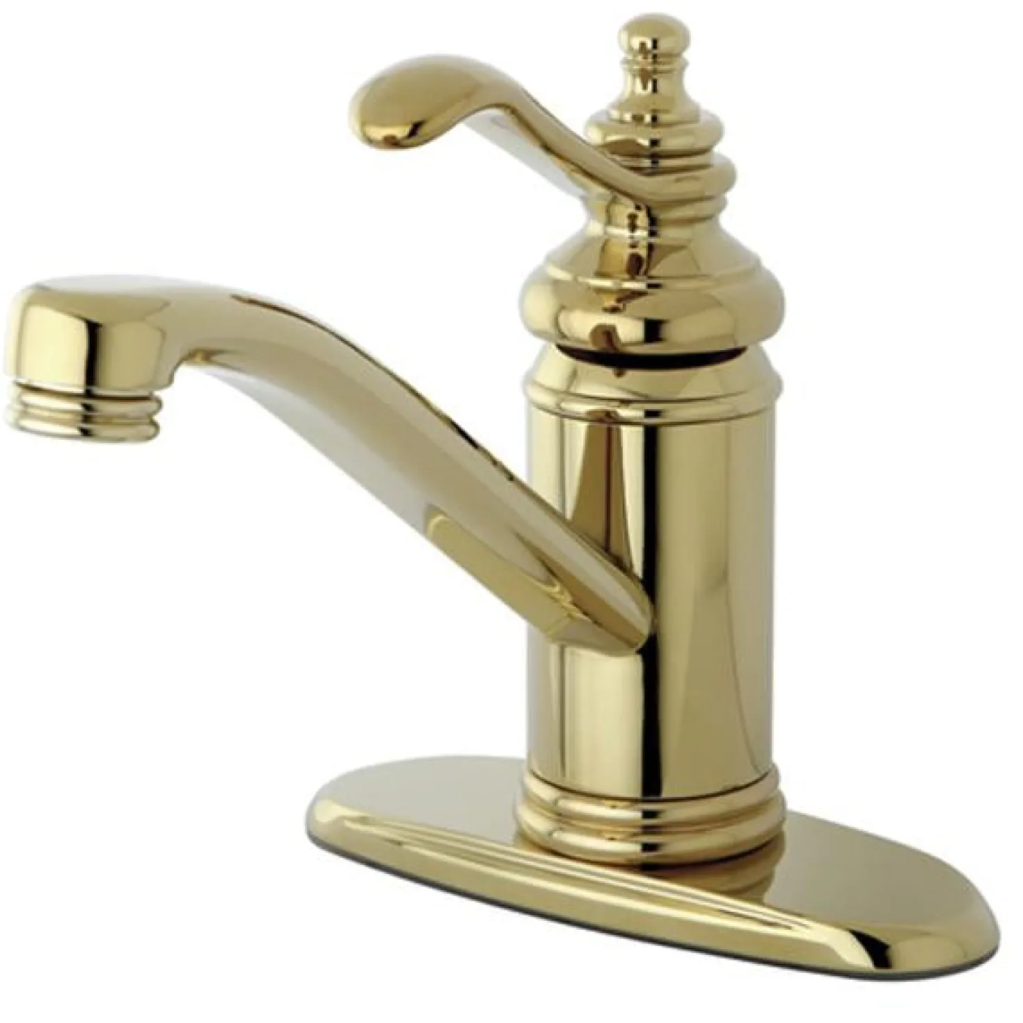 Kingston Brass Templeton Single Handle 4" Centerset Lavatory Faucet with Push-Up and Optional Deck Plate