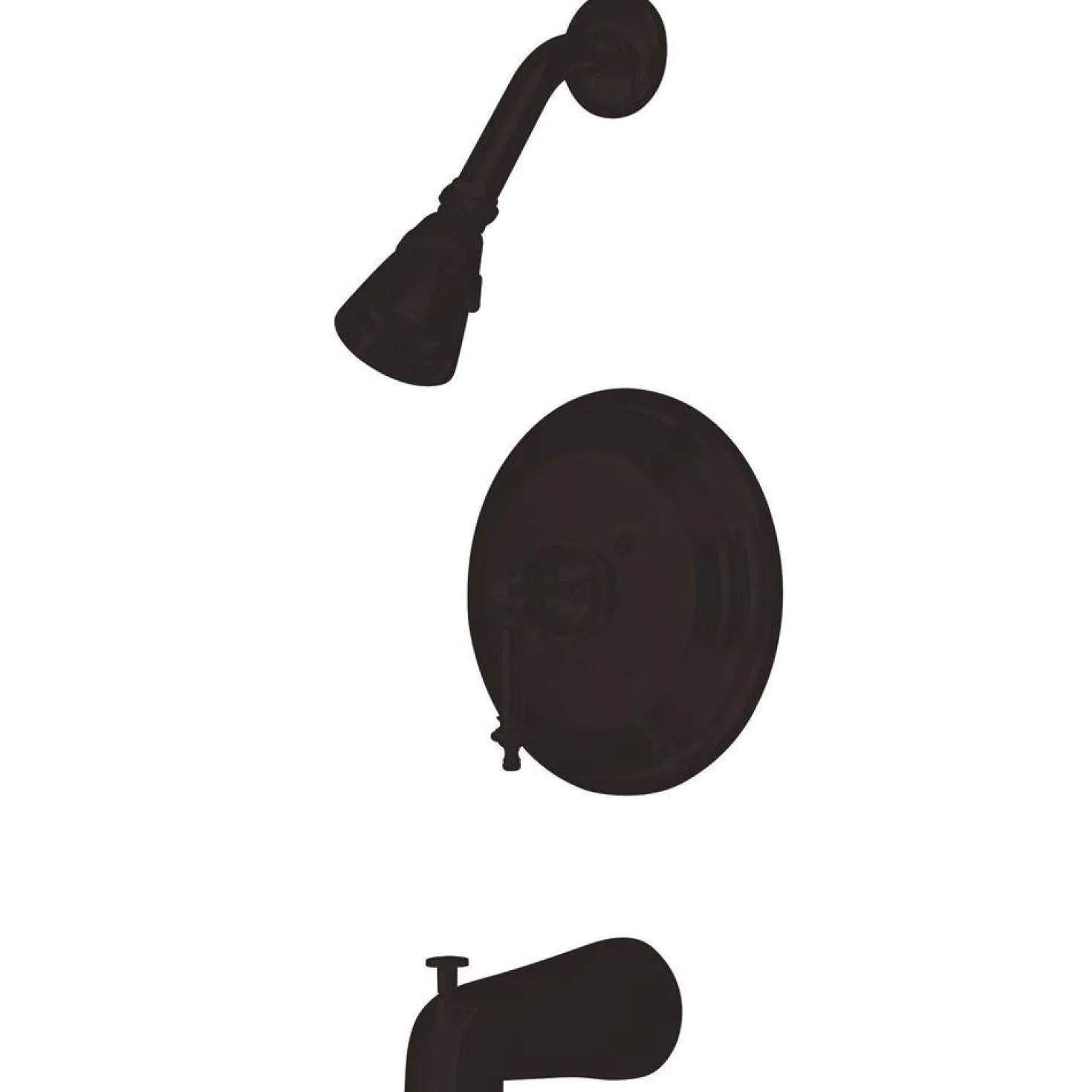 Kingston Brass Templeton Single Handle Tub and Shower Faucet