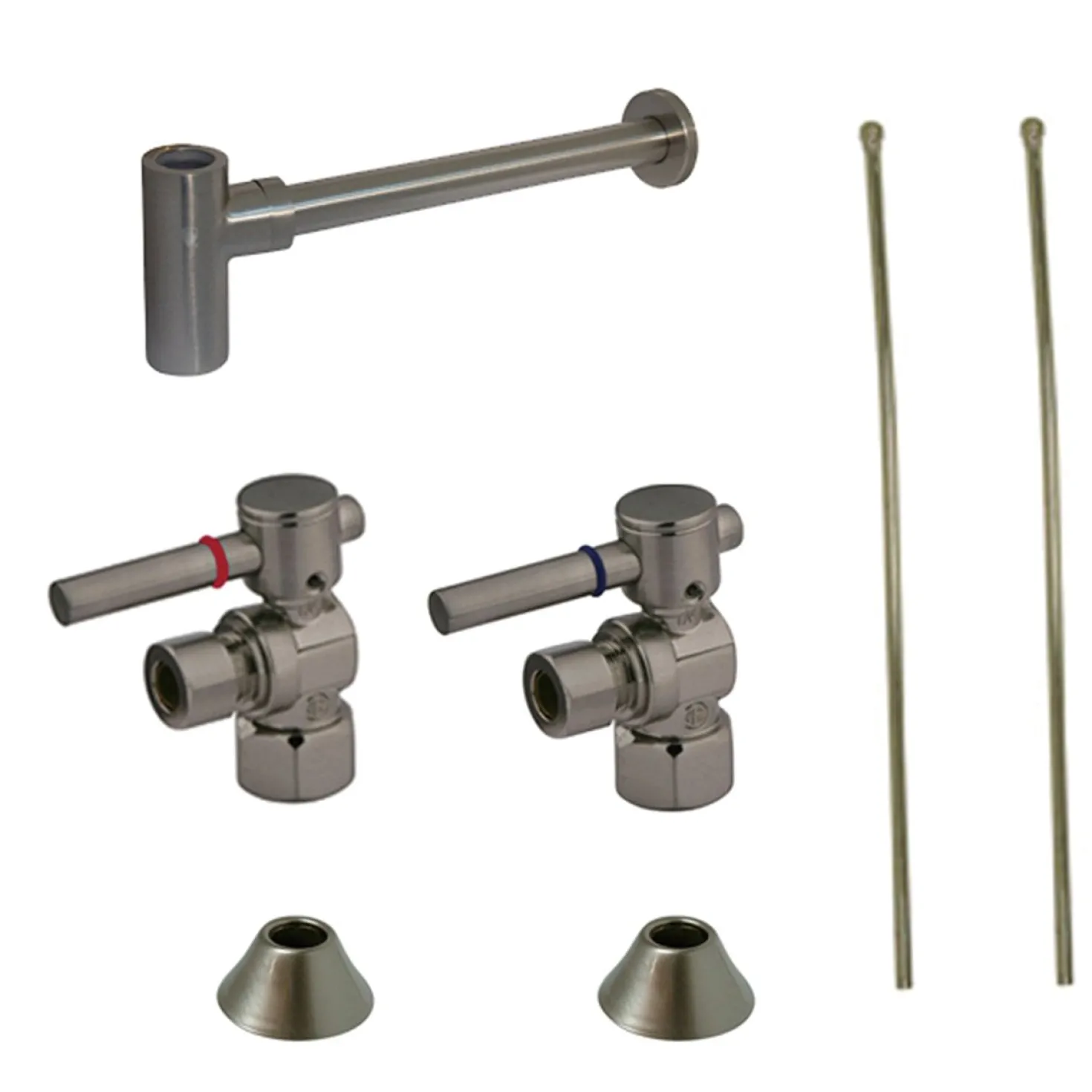 Kingston Brass Trimscape Plumbing Sink Trim Kit with P Trap for Lavatory and Kitchen