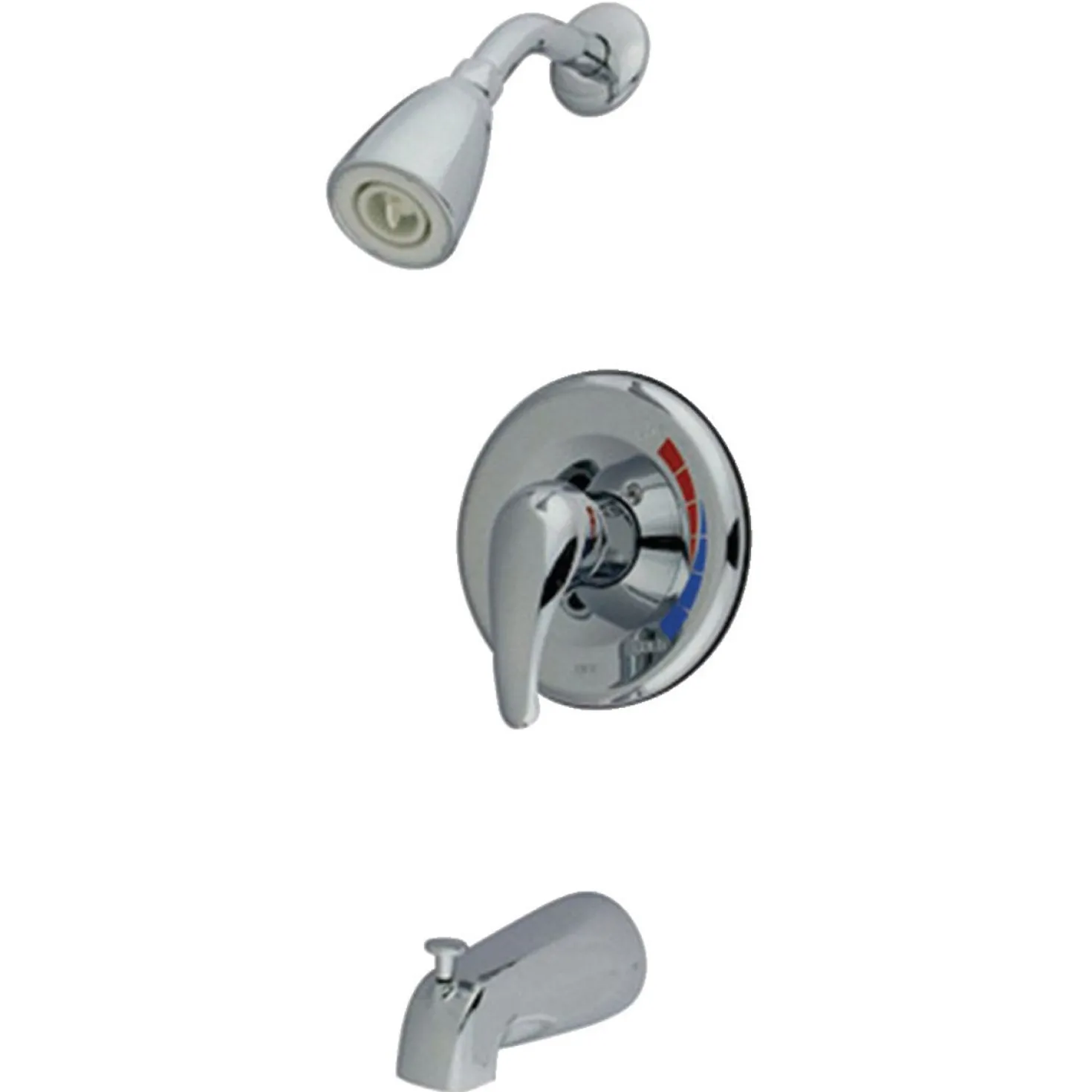 Kingston Brass Tub and Shower Faucet in Polished Chrome