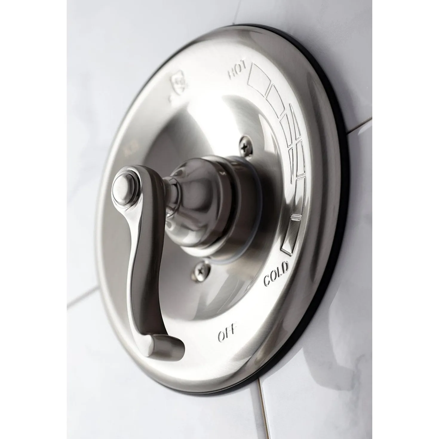 Kingston Brass Tub and Shower Faucet in Brushed Nickel