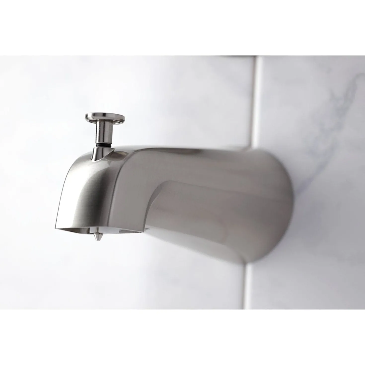 Kingston Brass Tub and Shower Faucet in Brushed Nickel
